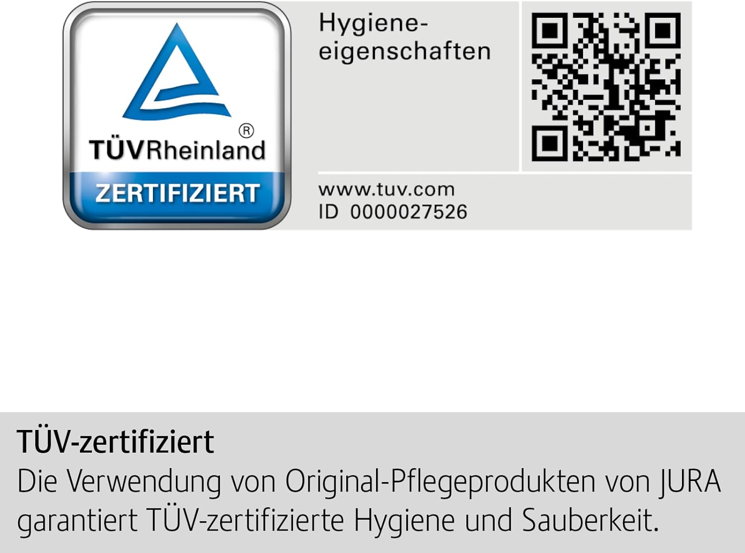 JURA Original - Claris Smart+ Filter Cartridge with Automatic Filter Detection - TÜV-Certified Hygiene - Pack of 3 - 24233, Grey